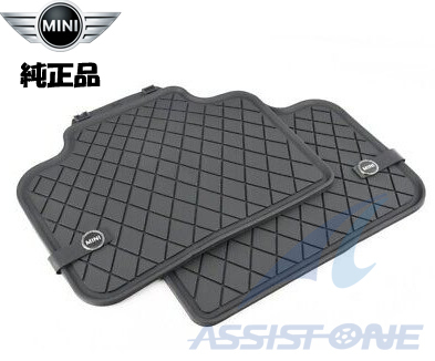 純正品 BMW MINI フロアマット ミニクーパー F60 クロスオーバー リア リヤ 左右 ラバーマット ミニ オールウェザー ラバーフロアマット拍卖