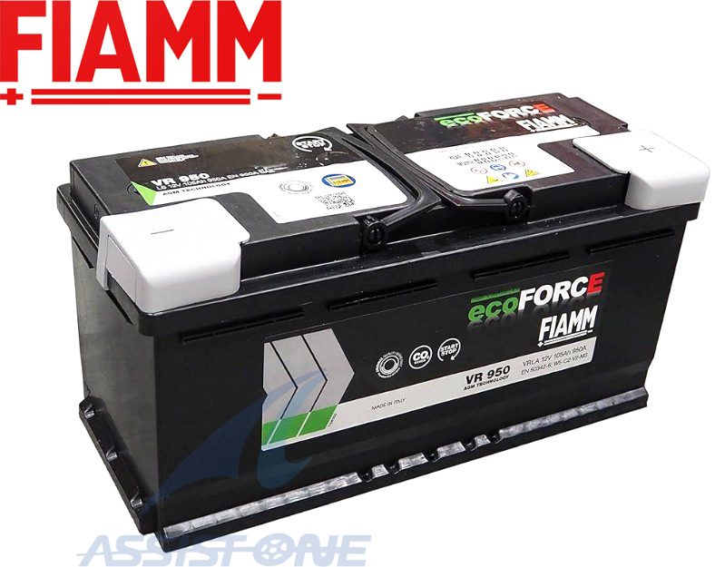 FIAMM製 105Ah AGMバッテリー AGM-L6 950CCA L6 LN6 AGM バッテリー 外車 輸入車 欧州車 ボルボ ポルシェ オペル フィアット拍卖