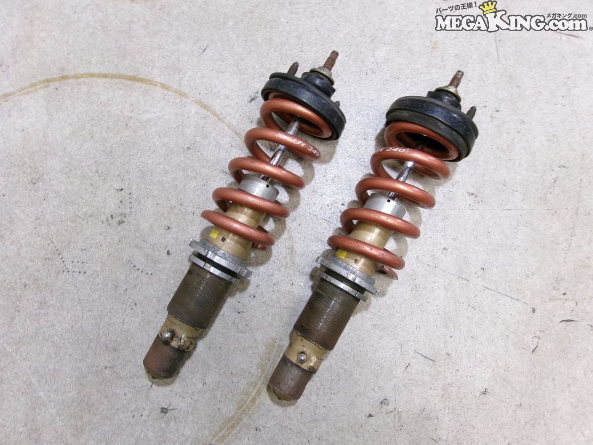 ★希少★EK9 シビック タイプR 無限 ムゲン フロント ネジ式 車高調 減衰調整 2本 スイフト 直巻き スプリング 24K 付 / S4-870拍卖