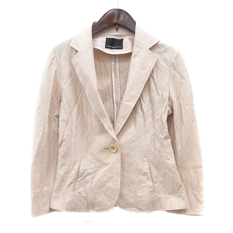 クリアインプレッション CLEAR IMPRESSION テーラードジャケット シングル 2 M ベージュ /MN レディース拍卖