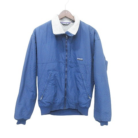 パタゴニア Patagonia ヴィンテージ VINTAGE 80s シェルドシンチラ ジャケット アウター US製 Sサイズ 青 ブルー メンズ拍卖