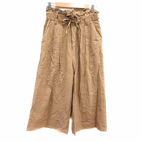 ジャーナルスタンダード JOURNAL STANDARD ワイドパンツ 36 S ベージュ /YK レディース拍卖