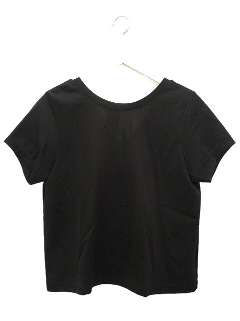 グレースコンチネンタル GRACE CONTINENTAL Diagram バックレースアップ トップ カットソー 36 ブラック 黒 トップス レディース拍卖