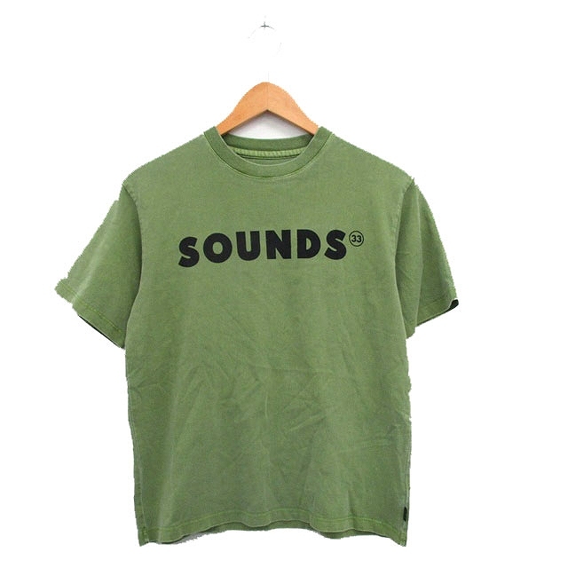 アーチアンドライン ARCH&LINE 子供服 Tシャツ カットソー 半袖 コットン 文字 145-155 グリーン 緑 /KT3 キッズ拍卖