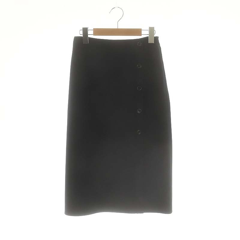 アディアム ADEAM タイトスカート ミディ丈 ひざ丈 0 ネイビー 42925 /DF ■OS レディース拍卖