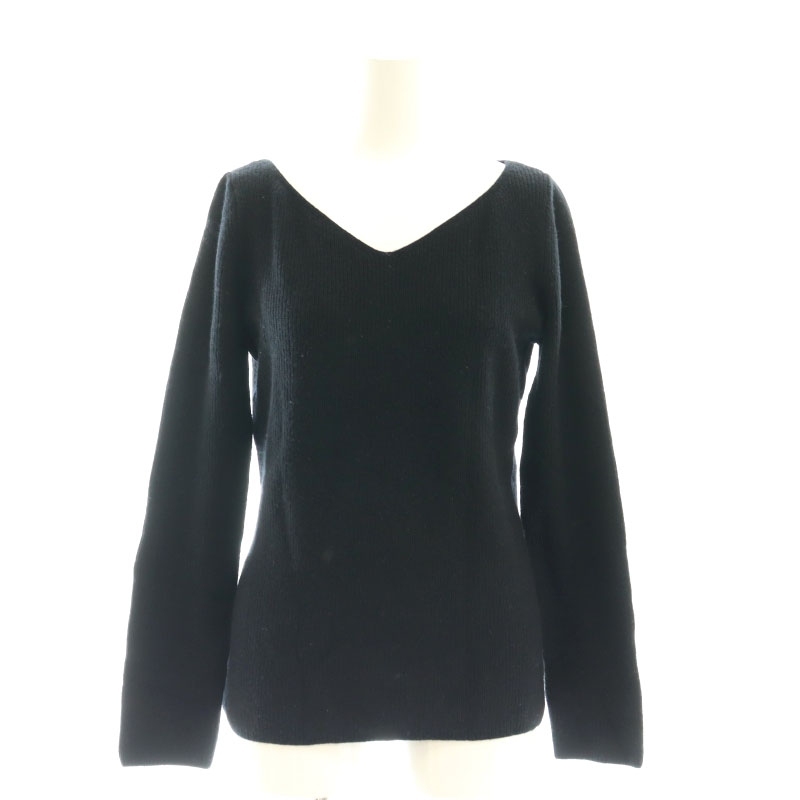 ピンキー&ダイアン ピンダイ PINKY&DIANNE リブニット セーター 長袖 38 黒 ブラック /AT ■OS ■GY39 ■AX レディース拍卖