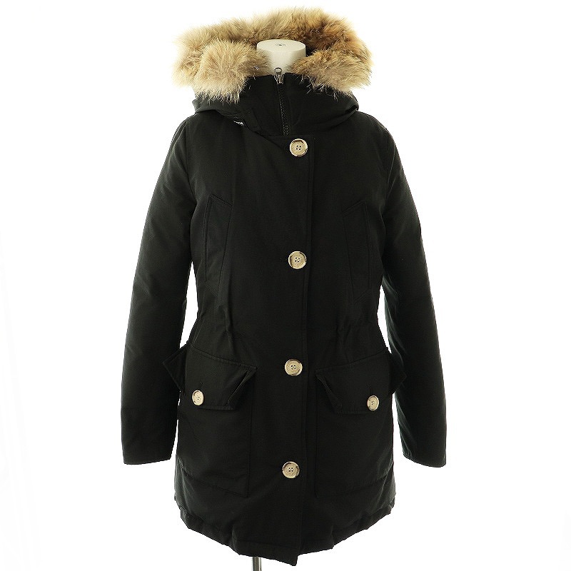 ウールリッチ WOOLRICH ARCTIC PARKA HC アークティック パーカー ダウン ジャケット コヨーテファー XS 紺 /MI ■OS レディース拍卖