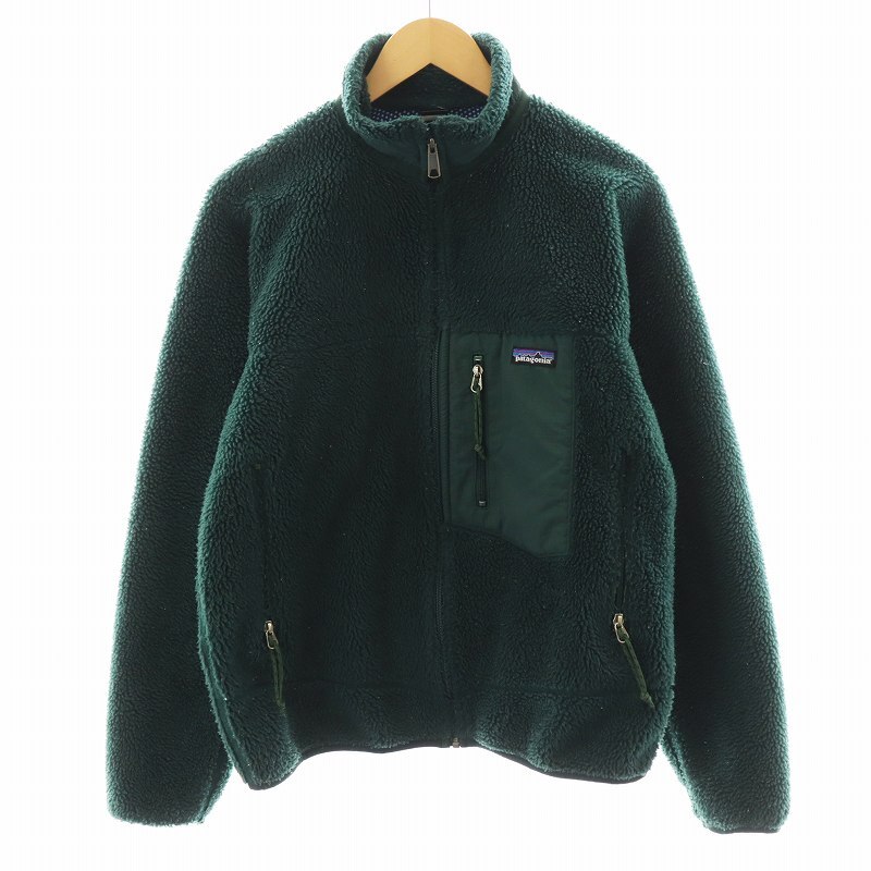 パタゴニア Patagonia 98年製 クラシック レトロ Classic Retro X Jacket フリースジャケット アウター M 緑 グリーン /AN40 メンズ拍卖