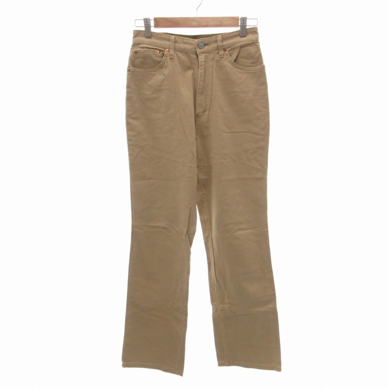 ボブソン BOBSON HAPPY FACE S601 チノパンツ ストレート ストレッチ 67 S-M 茶 ブラウン /FT レディース拍卖