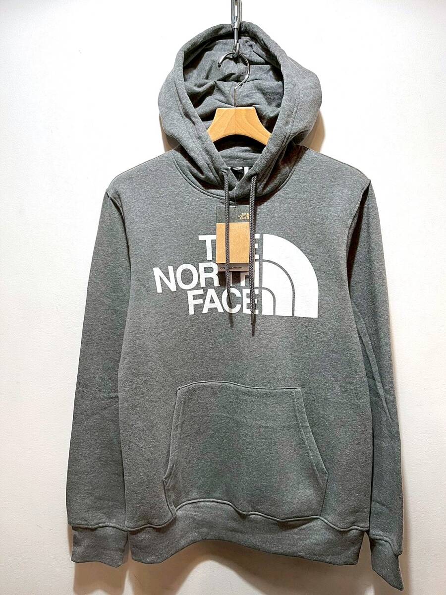 新品 正規品 USA限定 The North Face ノースフェイス US-L ハーフドームロゴ フーディー スウエットパーカー GREY拍卖