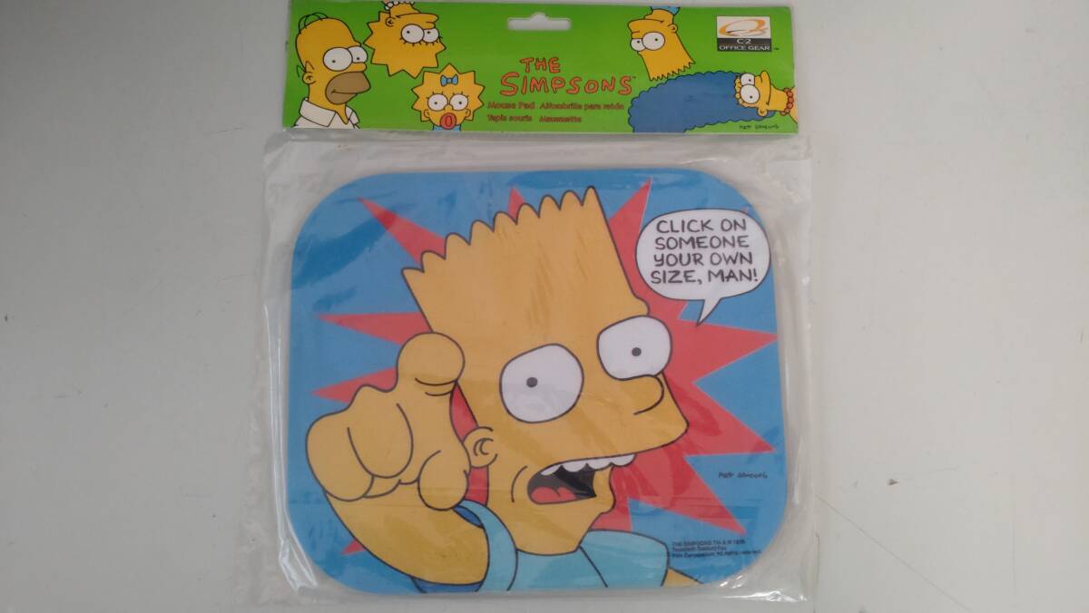 ザ・シンプソンズ マウスパッド 【未使用品】拍卖