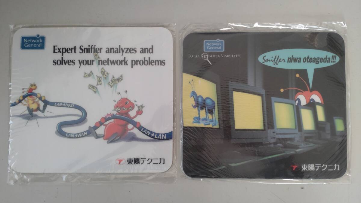 Sniffer 東洋テクニカ マウスパッド ノベルティ 2枚まとめて 【未使用品】拍卖