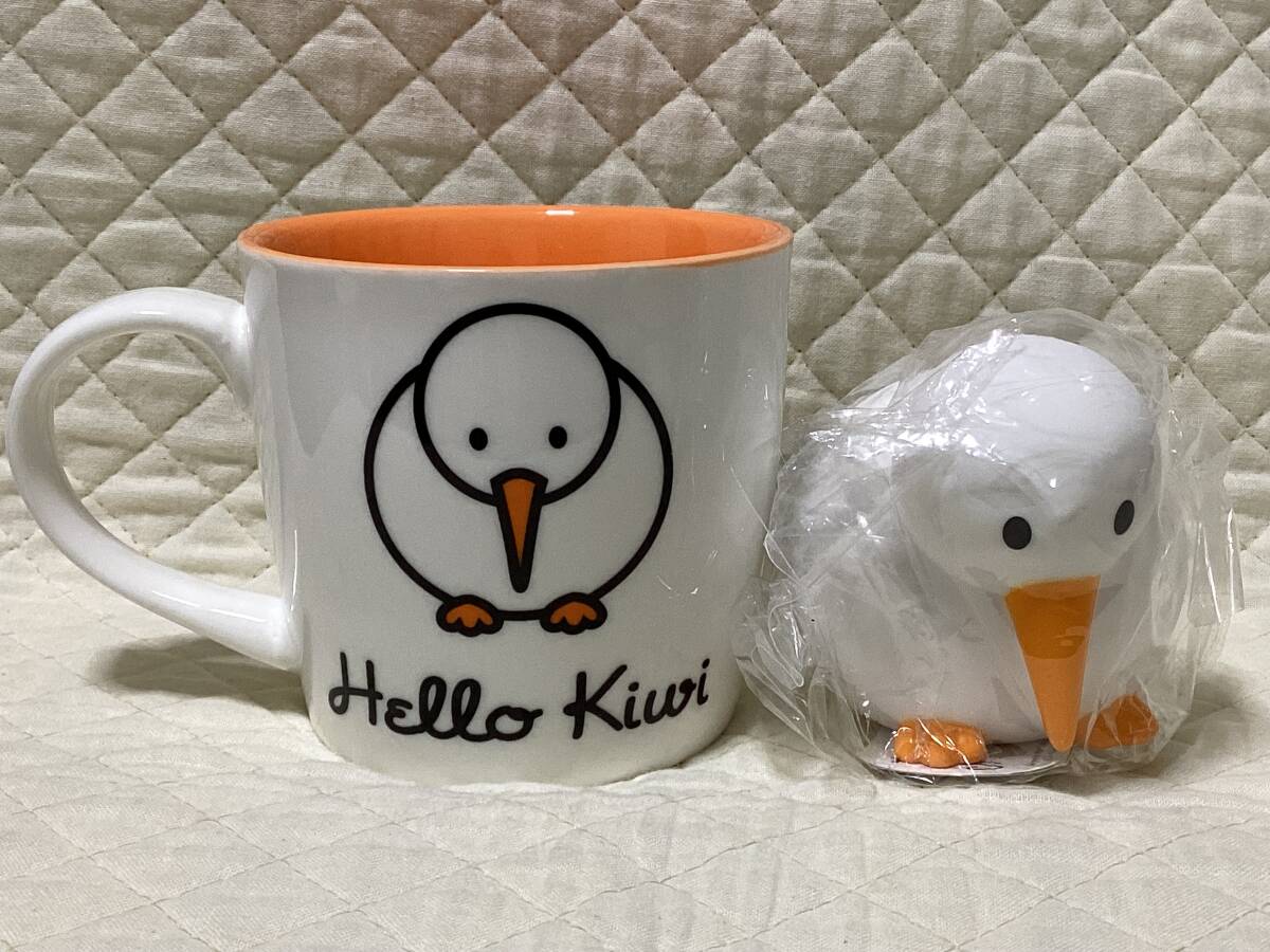 キウイ マグカップ 人形 フィギュア 2点セット ニュージーランド ハローキウイ Hello Kiwi キーウィ拍卖
