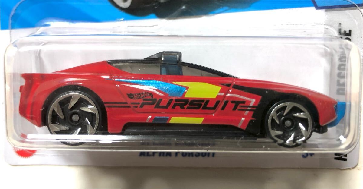 ラスト 2025 HW Let’s Race 劇中車 カラー Alpha Pursuit アルファ パシュート 州警察 高機 チェイサー Charlie Angulo レッド 絶版拍卖