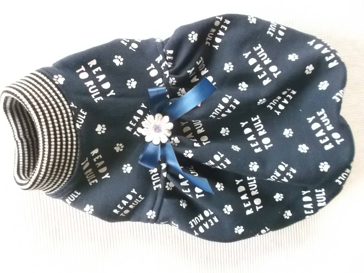 ★胴32cm★肉球プリントのバルーン風ワンピース拍卖