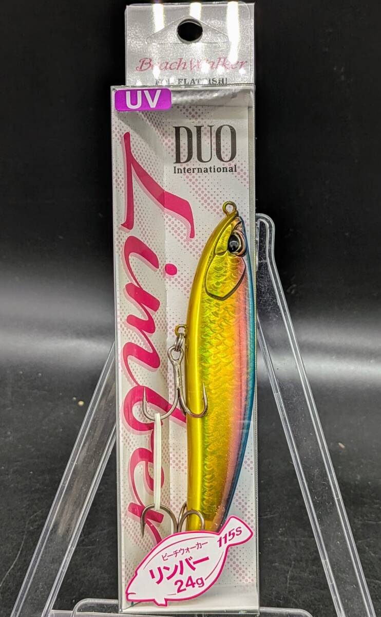 送料込み ビーチウォーカーリンバー115S UVブルピンゴールド DUO サーフ ヒラメ デュオ拍卖