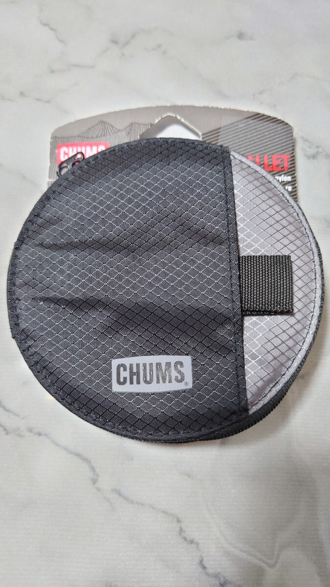 CHUMS チャムス コインケース キーケース ミニウォレット ミニ財布 カードケース グレーブラック拍卖