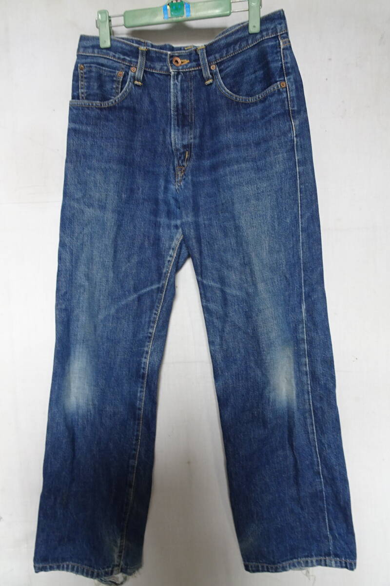 EDWIN505X/エドウィン/ジーンズ/デニムパンツ/ジップフライ/ストレートライン/インディゴブルー/30インチ(4/28R7)拍卖