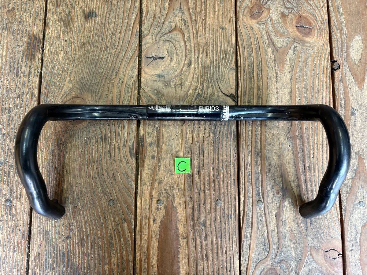 中古 ビンテージ チネリ ドロップハンドル『エビオス EUBIOS 40cm幅』クランプ26.4mmヴィンテージ vintage拍卖