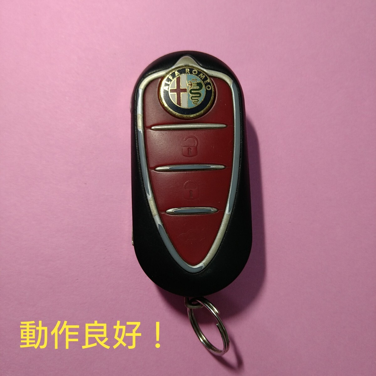 ★アルファロメオ 3B スマートキー キーレス 動作確認済み 3つボタン★拍卖