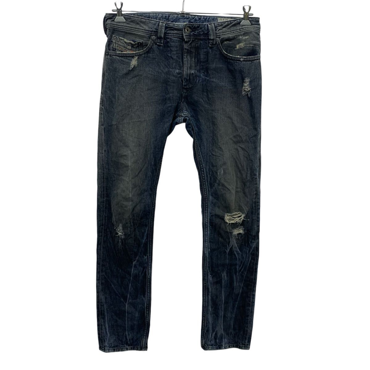 DIESEL デニムパンツ W32 ブラック ディーゼル スキニー Y2K カジュアル ジーンズ 古着卸 アメリカ仕入 2504-49拍卖