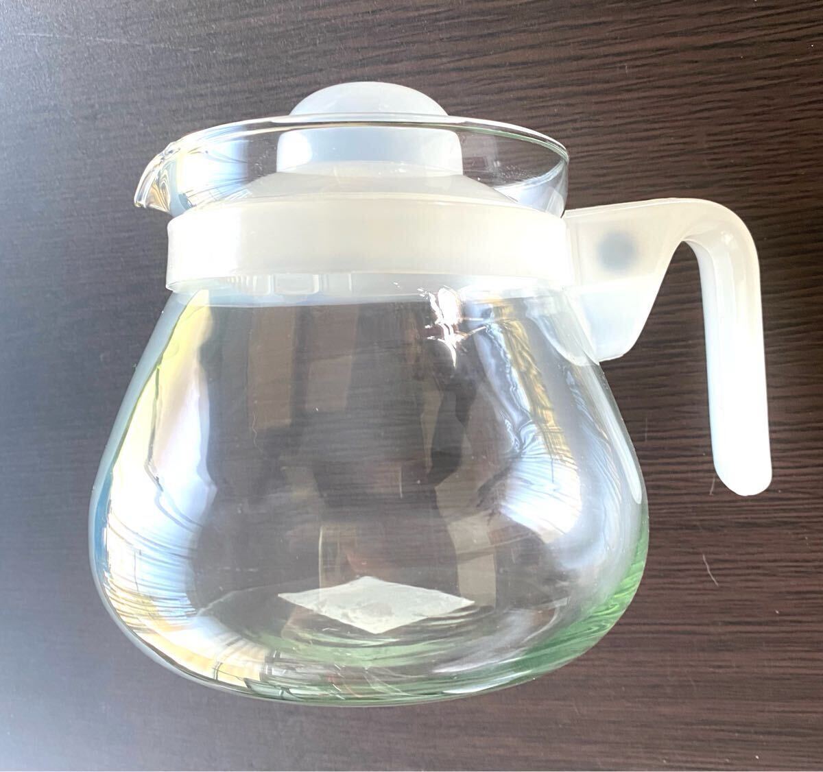 リビング(Living)白いテーブルウェア ティーポット 850(3〜4人用) 茶漉し要らず ガラス製 新品 コーヒーポット コーヒーサーバー 拍卖
