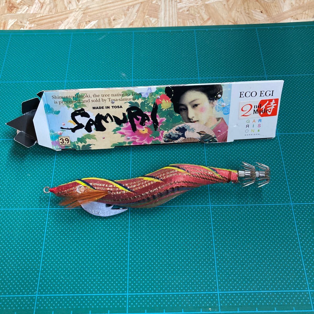 新品 ギャリソン エギサムライ 四万十桧 ひのき 3.5号 SAMURAI 土佐龍 高知 GARIISON 餌木拍卖