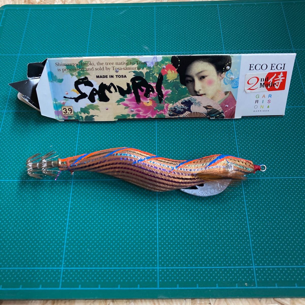 新品 ギャリソン エギサムライ 四万十桧 ひのき 3.5号 SAMURAI 土佐龍 高知 GARIISON 餌木 未使用拍卖