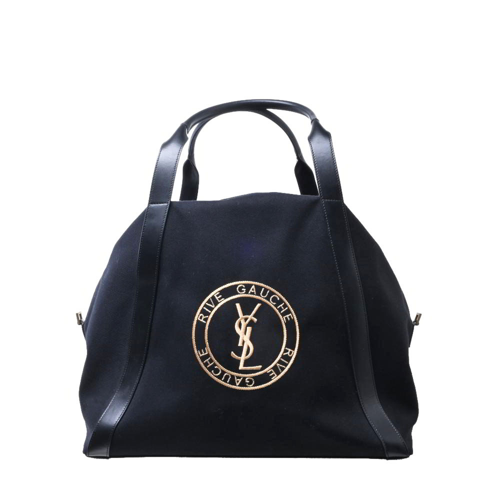 Saint Laurent Paris リヴゴーシュ 2way ボウリング トートバッグ ONE SIZE ブラック サンローラン KL4BSLAP73拍卖