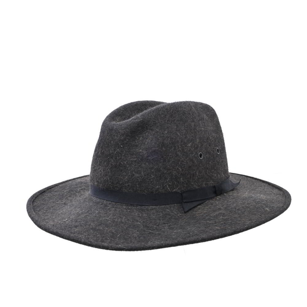 LANVIN ウール フェルト ハット 58 グレー ランバン KL4BSPUK71拍卖