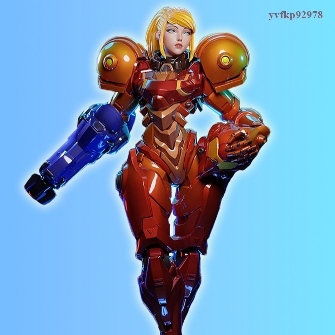 サムス・アラン メトロイド Samus Aran Metroid / ガレージキット ガレキ レジン 未塗装 【1/18スケール】拍卖