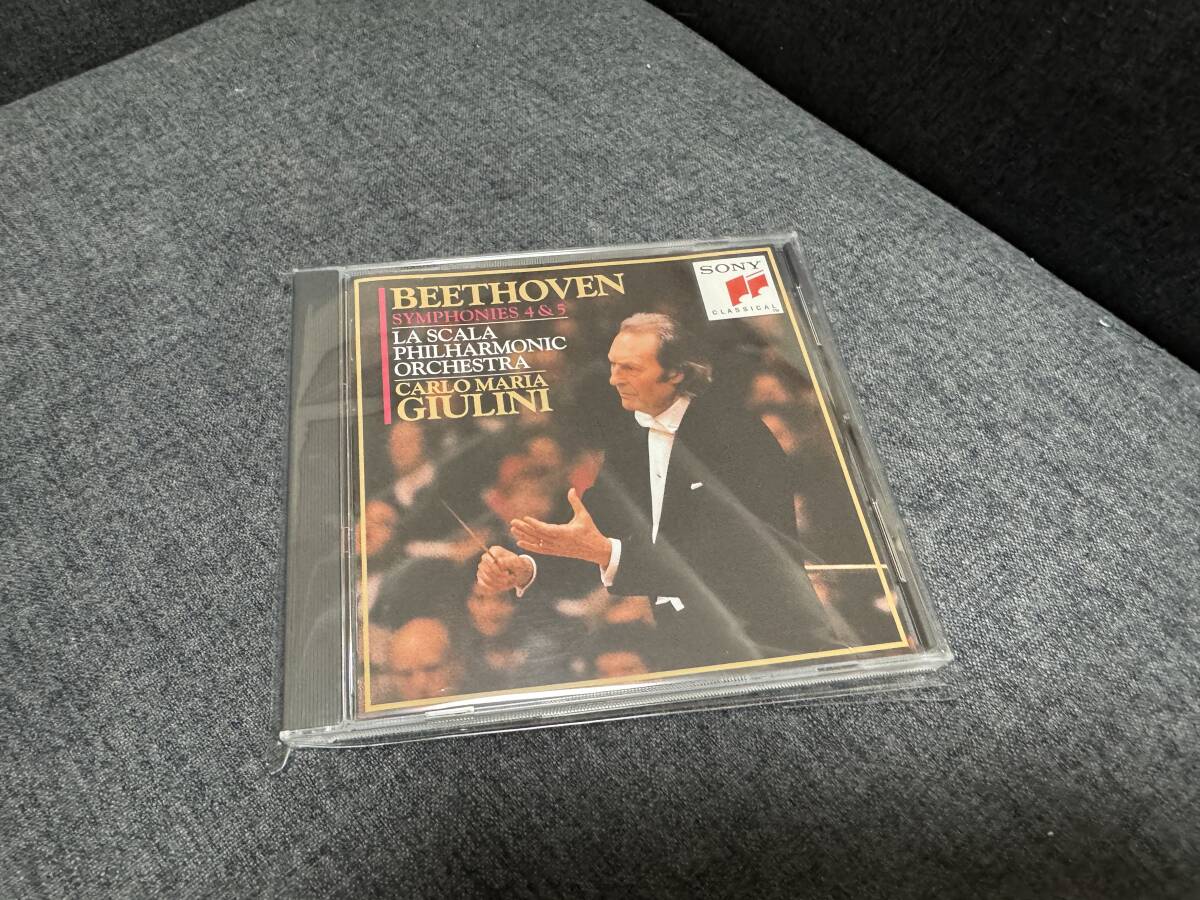 ■ベートーヴェン/交響曲第4番、5番・・ジュリーニ指揮ミラノ・スカラ座フィルハーモニック・SONY拍卖