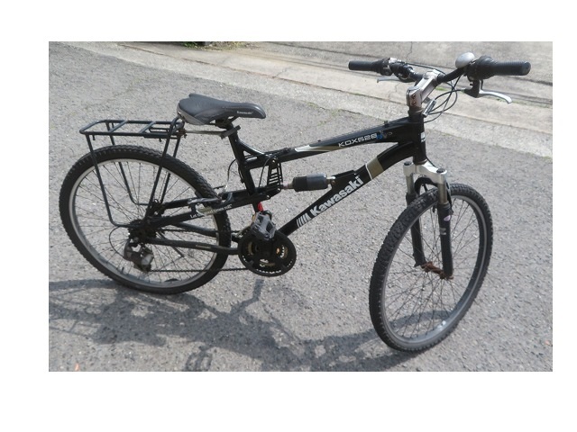 C☆カワサキ KAWASAKI KDX526 FS 26インチ 3×7 21段変速ギア マウンテンバイク拍卖