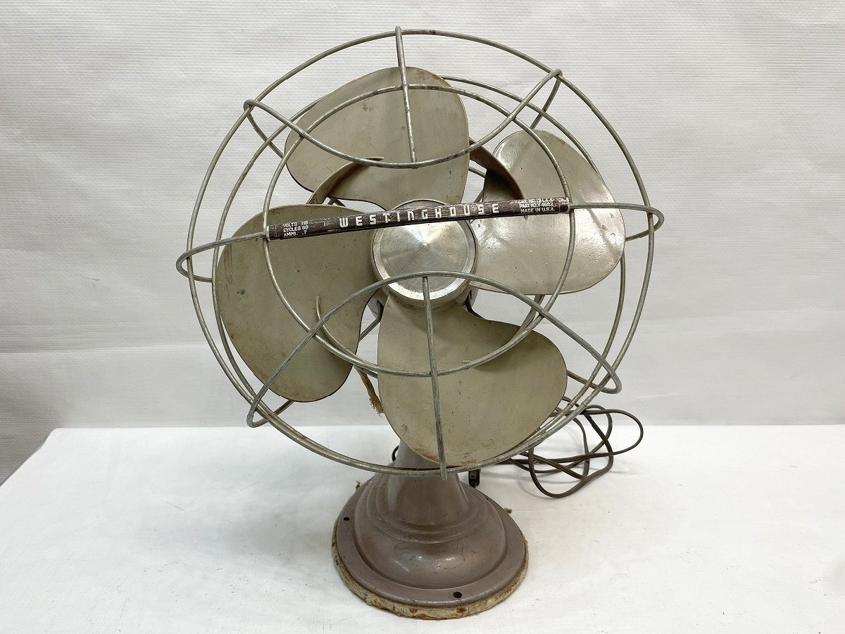 激レア!ヴィンテージ ウェスティングハウス 扇風機 ローズゴールド レトロ アンティーク アメリカ製 Westinghouse 家電 質屋の質セブン G拍卖