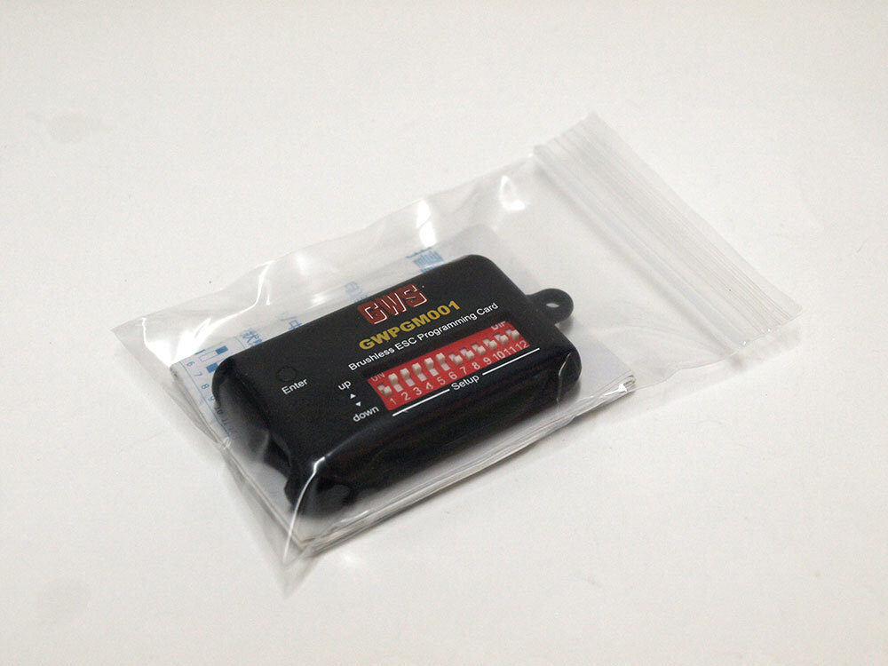 【M1644C】GWS GWPGM001 ブラシレス ESC プログラム カード(アンプ RC ラジコン PROGRAMMING CARD RC ラジコン 希少)拍卖