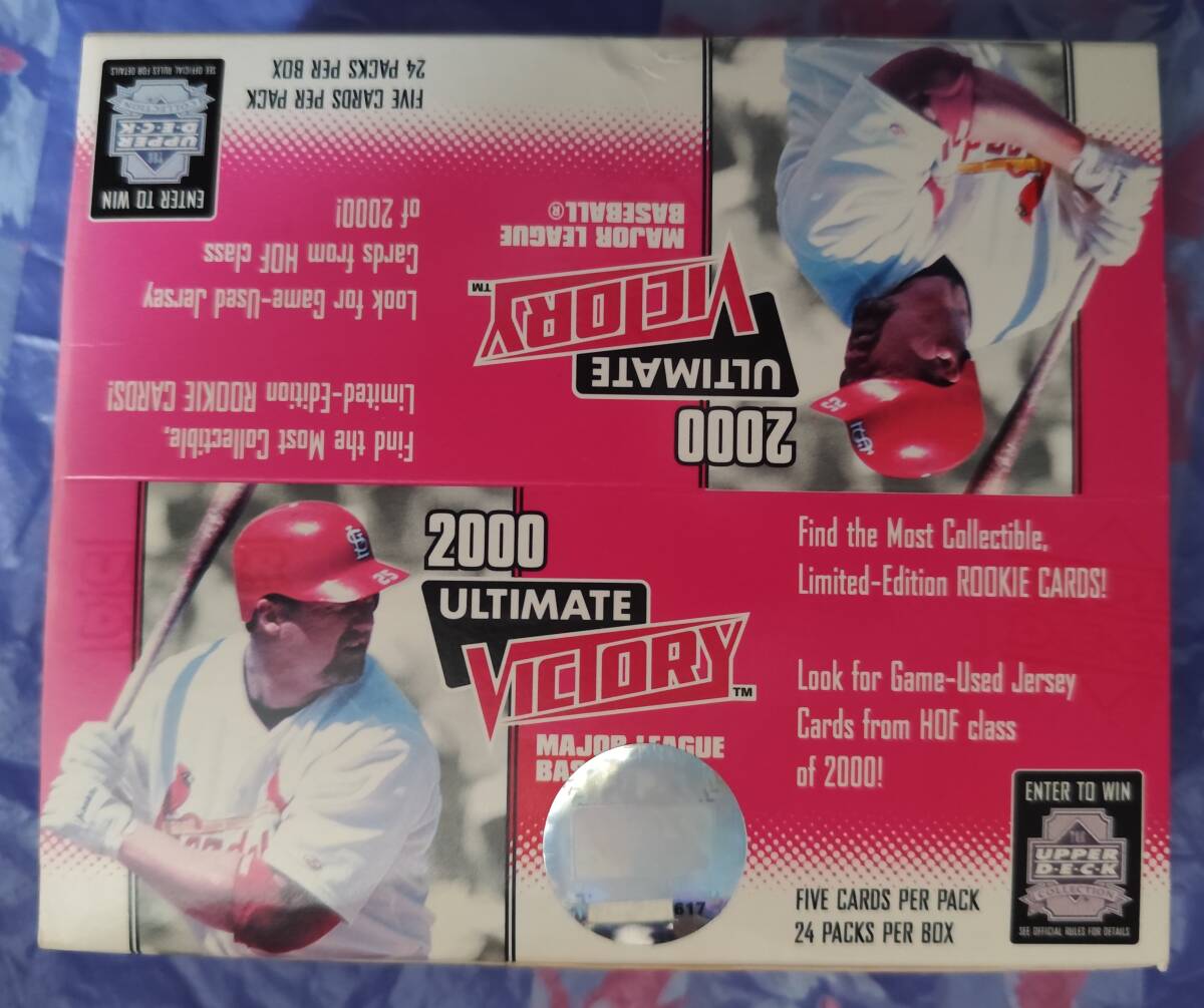 MLB【UD 2000 Ultimate Victory】未開封Box【即決有】拍卖