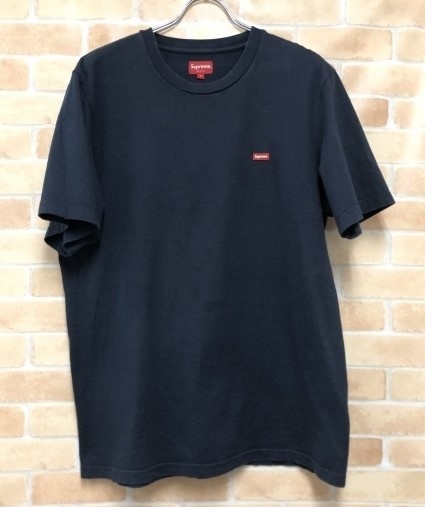 SUPREME シュプリーム Small Logo S/S Tee ネイビー L 111418785#2拍卖