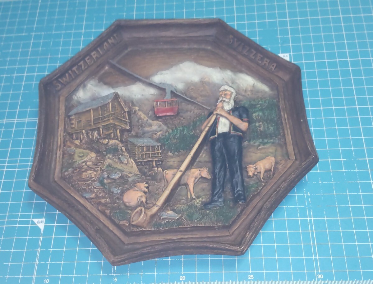 スイス 風景の壁掛け 中古 !OK値下交渉 安い送料希望は入札前質問にコメントください!生活応援セール月末迄拍卖