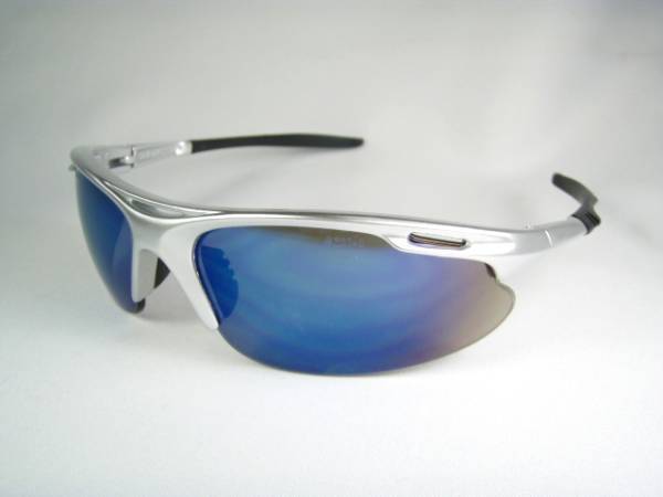 Pyramex セーフティグラス Avante アイスブルーミラー/シルバーフレーム 新品-即決拍卖