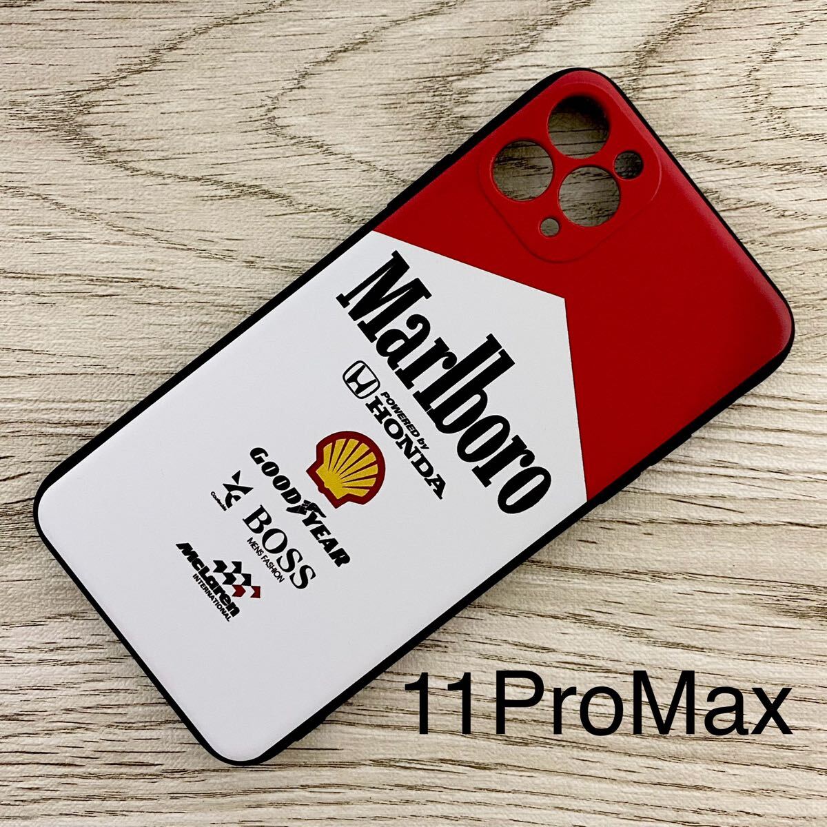 マールボロ マクラーレン ホンダ iPhone 11 Pro Max ケース F1 McLaren Honda マルボロ アイルトン・セナ スマホ拍卖