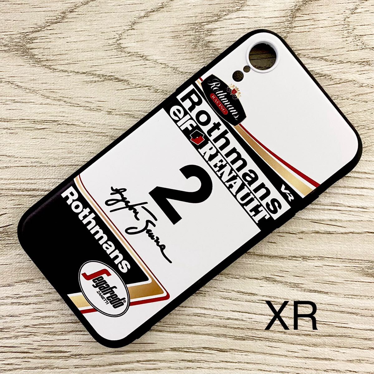 アイルトン・セナ マシン デザイン iPhone XR ケース F1 ウィリアムズ ルノー FW16 ロスマンズ カラー スマホ拍卖