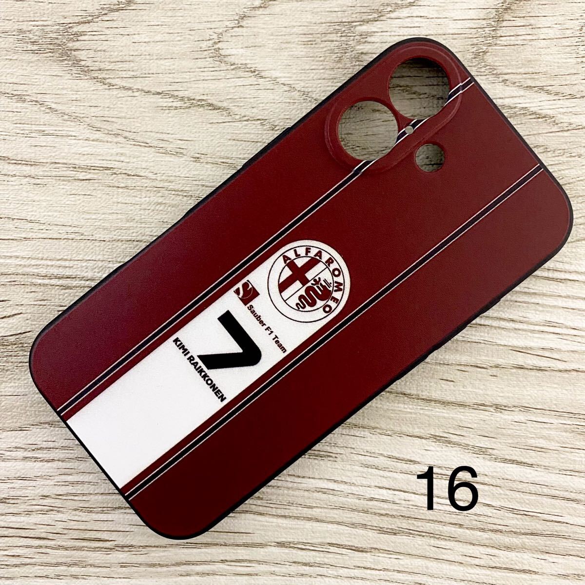 キミ・ライコネン #7 iPhone 16 ケース F1 アルファロメオ スマホ拍卖