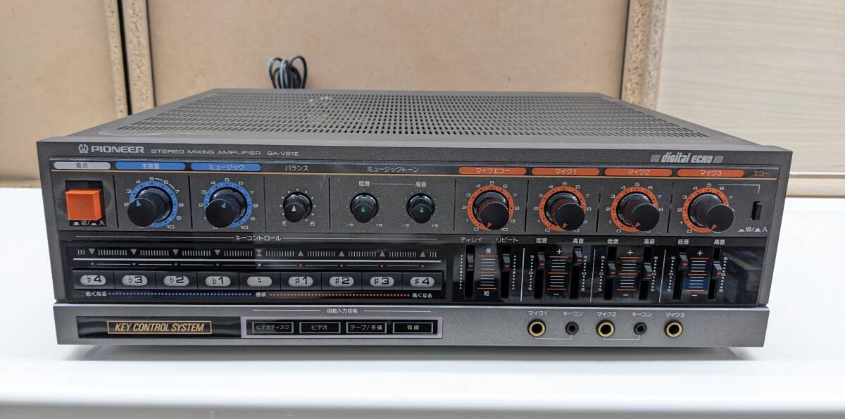 PIONEER◇ パイオニア SA-V21Ⅱ カラオケ ミキシングアンプ拍卖