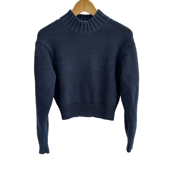 セブンテン バイミホカワヒト SEVEN TEN by MIHO KAWAHITO 長袖セーター/ニット サイズS - ネイビー レディース トップス拍卖