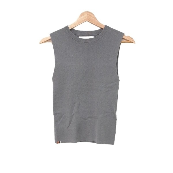 エクストリーム カシミヤ extreme cashmere ノースリーブセーター/ニット サイズX - グレー レディース 美品 トップス拍卖