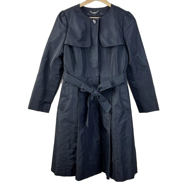 ハロッズ HARRODS サイズ1 S - ダークネイビー レディース 長袖/リボン/春/秋 コート拍卖