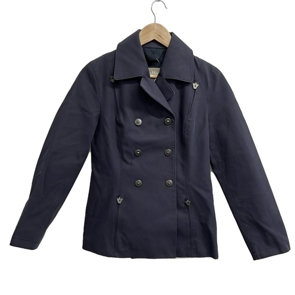 マックスマーラ Max Mara サイズ40 M - ダークネイビー レディース 長袖/RAINWEAR/春/秋 コート拍卖