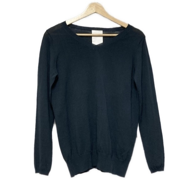 ウィムガゼット whim gazette 長袖セーター/ニット サイズF - ダークグレー レディース Vネック/薄手 美品 トップス拍卖