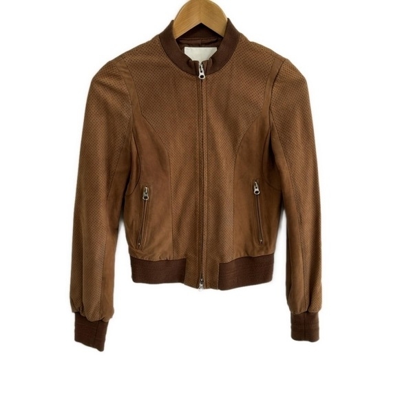 アンシャントマン ENCHANTEMENT...? ブルゾン サイズ38 M - ブラウン レディース 長袖/ラムスキン/春/秋 ジャケット拍卖