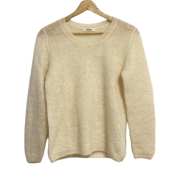 ウィムガゼット whim gazette 長袖セーター/ニット サイズF - アイボリー レディース クルーネック トップス拍卖